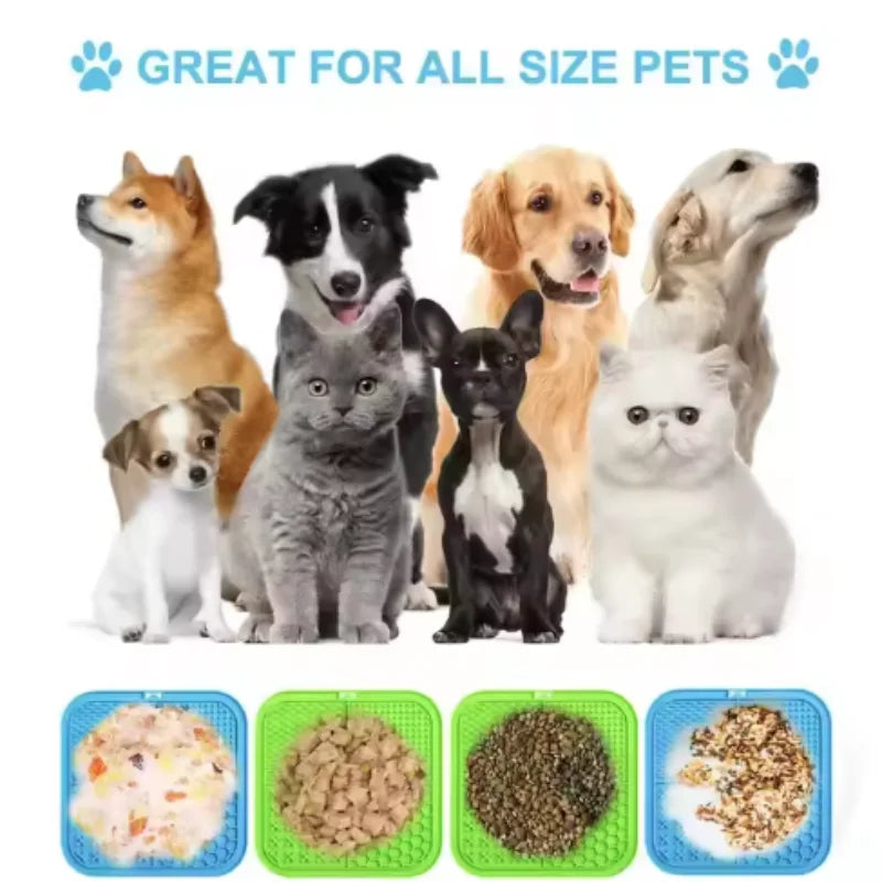 Slow Feeder Lick Mat for Dogs And Cats