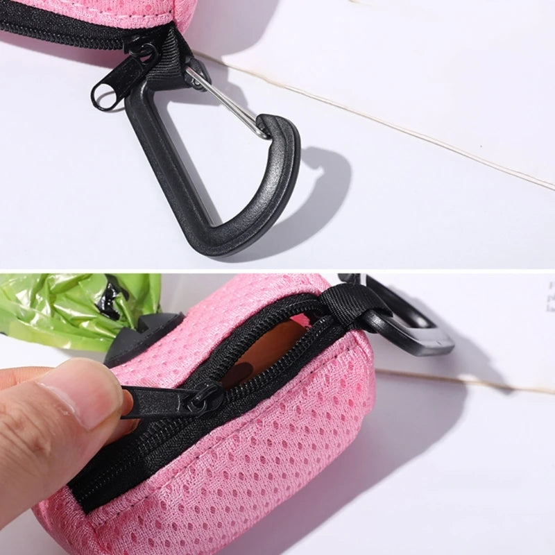 Leash-Clip Poop Bag Dispenser — Never Forget Bags Again