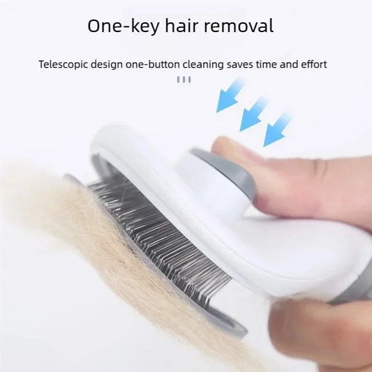 Self Cleaning Slicker Brush for Dogs and Cats
