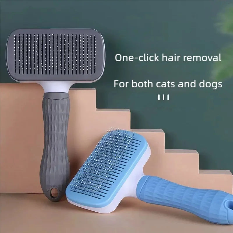Self Cleaning Slicker Brush for Dogs and Cats