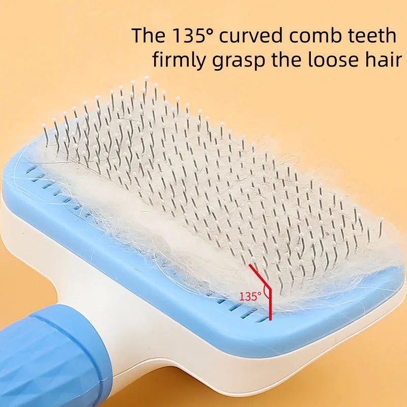 Self Cleaning Slicker Brush for Dogs and Cats