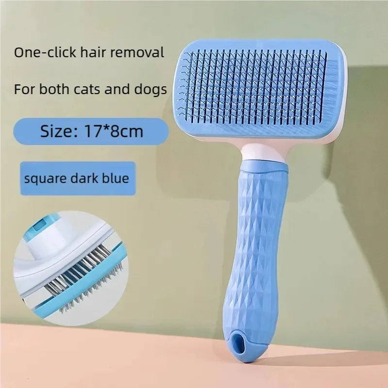 Self Cleaning Slicker Brush for Dogs and Cats